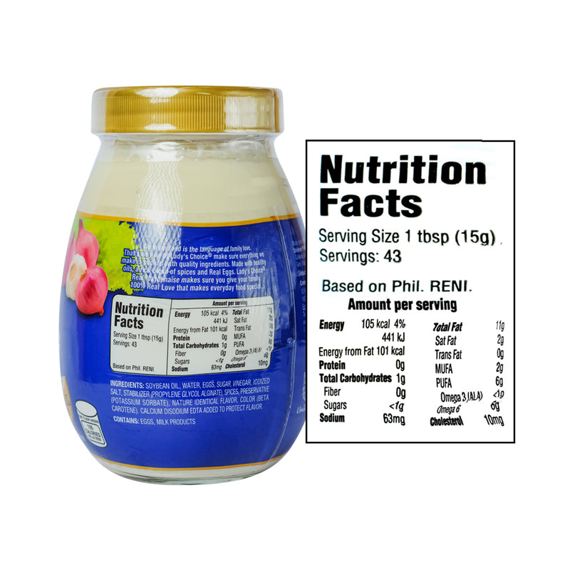 Lady's Choice Real Mayonnaise Regular 700ml